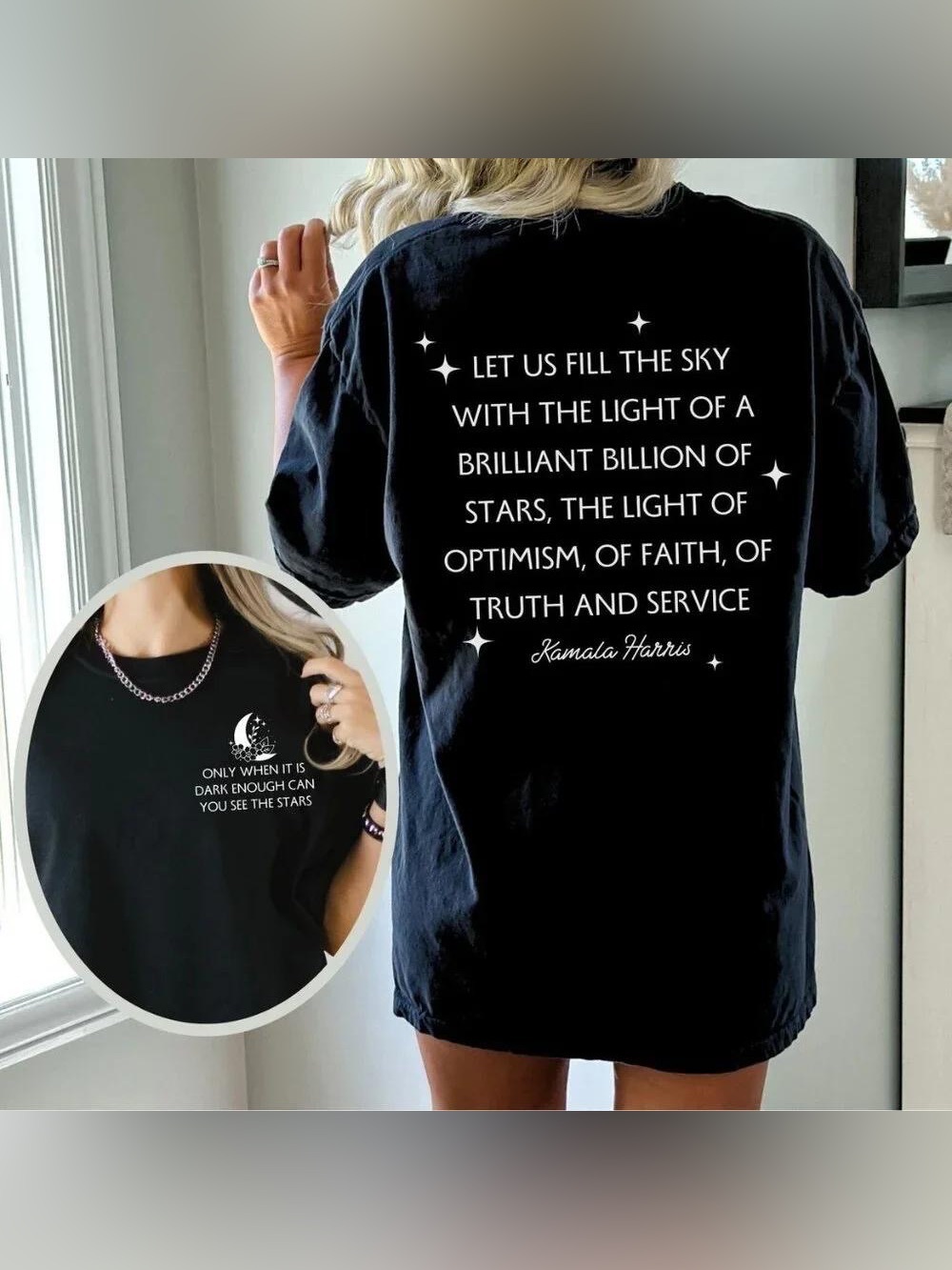 Black Kamala Harris quote t-shirt